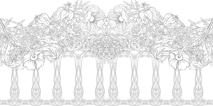 Sample content 4_Magical Nature Coloring Book
