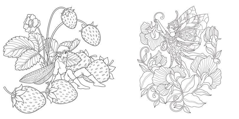 Sample content 5_Magical Nature Coloring Book