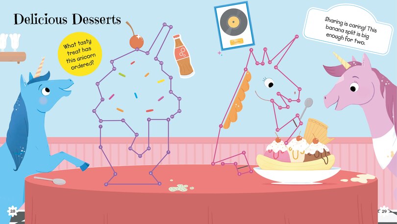 Sample content_Magical Unicorn Dot-to-dots