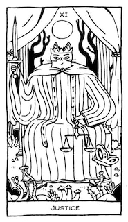 Sample content 2_Magickal Cats Tarot Coloring Book