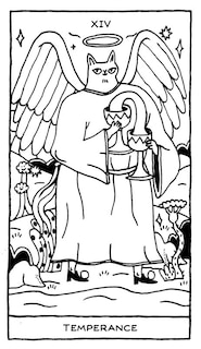 Sample content 4_Magickal Cats Tarot Coloring Book