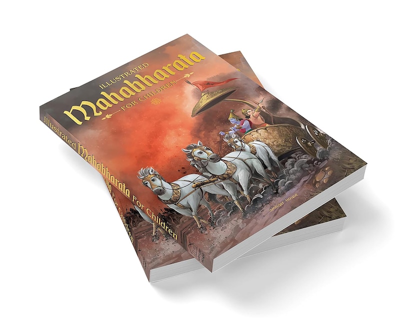 Aper&ccedil;u du contenu 3_Mahabharata - Illustrated Book For Children (Paperback Edition)