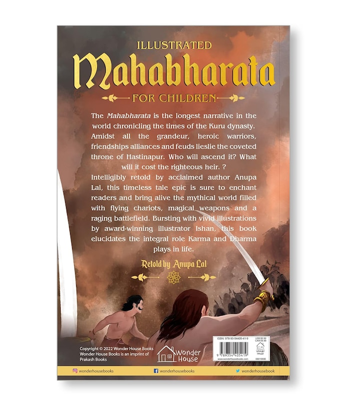 Aper&ccedil;u du contenu 5_Mahabharata - Illustrated Book For Children (Paperback Edition)