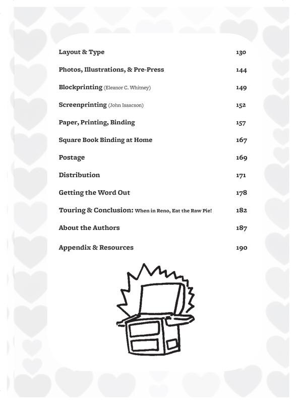 Aper&ccedil;u du contenu_Make a Zine!