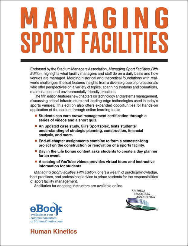 Couverture arri&egrave;re_Managing Sport Facilities