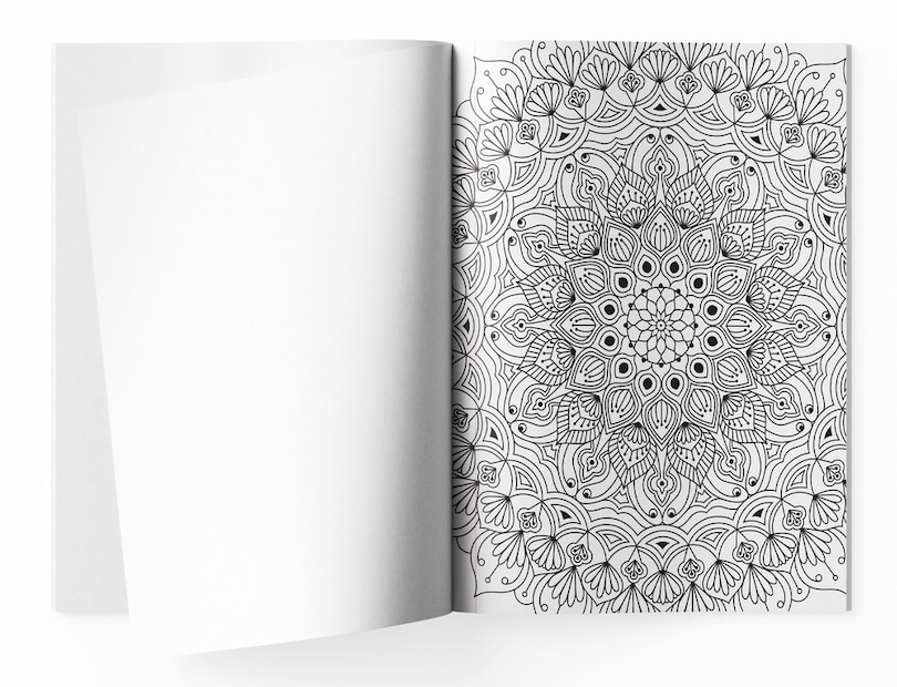 Aper&ccedil;u du contenu_Mandala Coloring Book For Adults