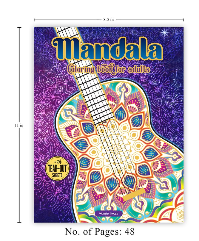 Aper&ccedil;u du contenu 4_Mandala Coloring Book For Adults