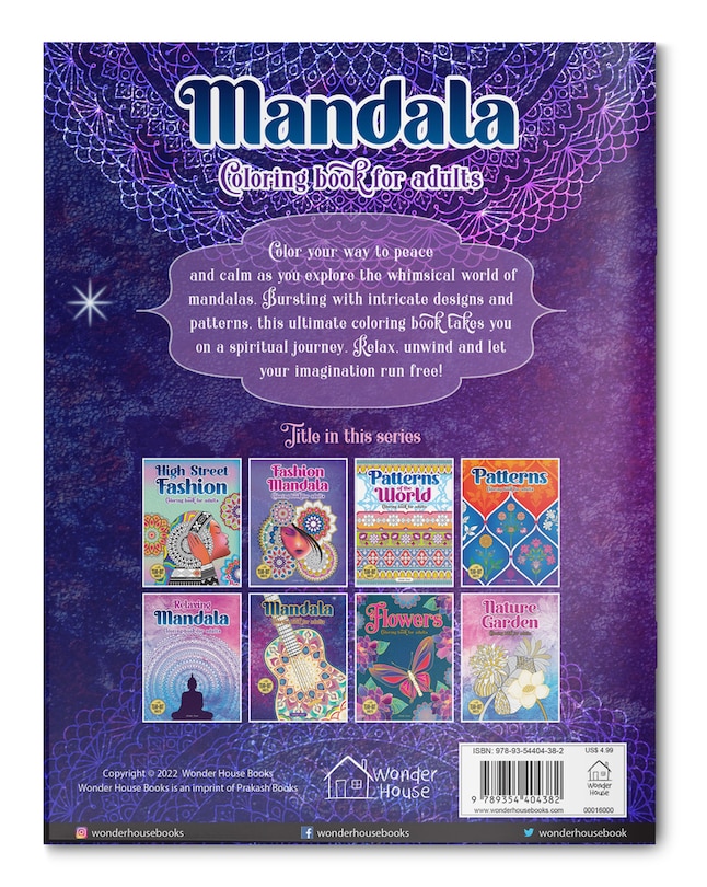 Aper&ccedil;u du contenu 5_Mandala Coloring Book For Adults
