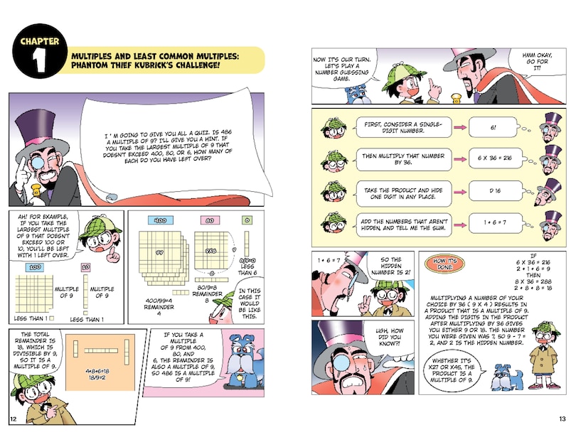 Sample content 2_Manga Quest Mathematics: Math Adventures with Integers, Ratios, and More!