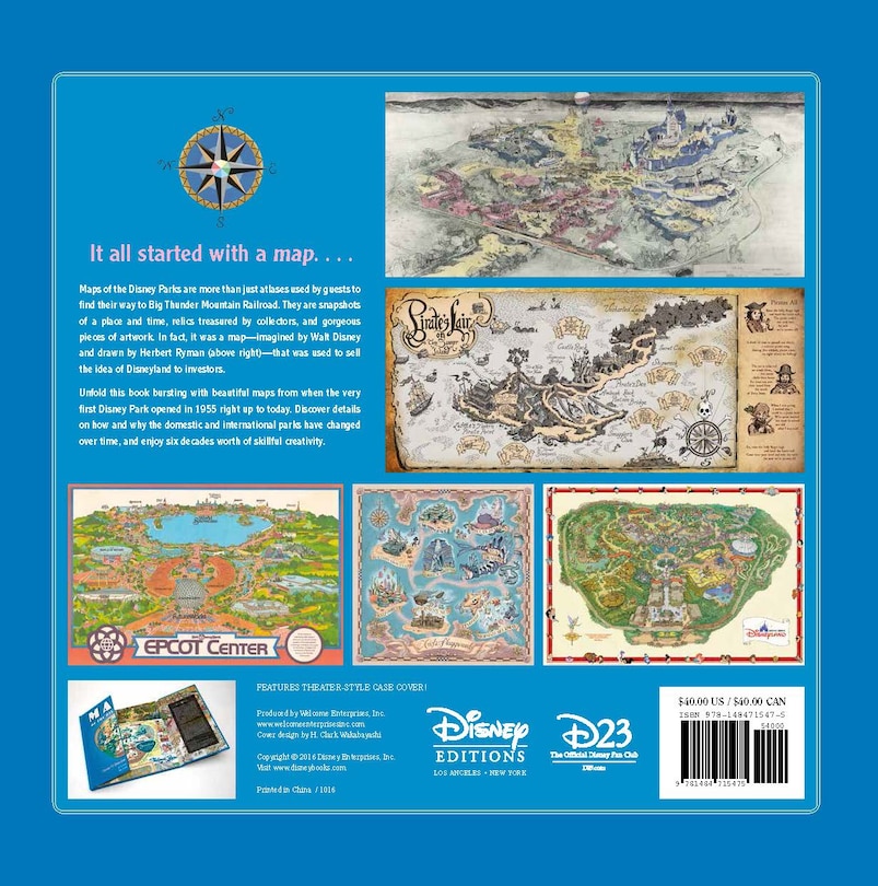 Back cover_Maps Of The Disney Parks