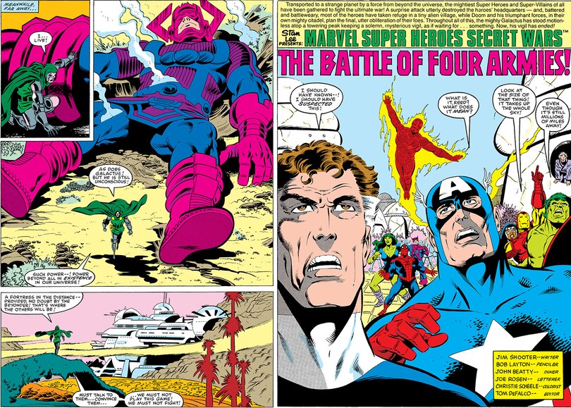 Aperçu du contenu_MARVEL ARCHIVE EDITION: MARVEL SUPER HEROES SECRET WARS GALLERY EDITION MIKE ZECK ORIGINAL FIRST ISSUE COVER