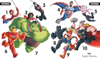 Aperçu du contenu_Marvel Beginnings: First Shapes, Colors, Numbers