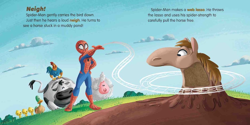 Aperçu du contenu 3_Marvel Beginnings: Spider Man Goes to the Farm