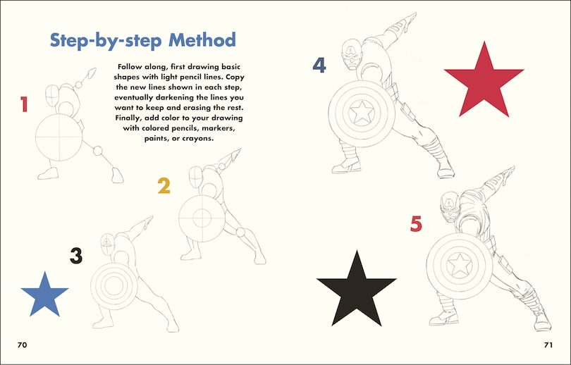 Sample content 2_Marvel How to Draw Awesome Characters