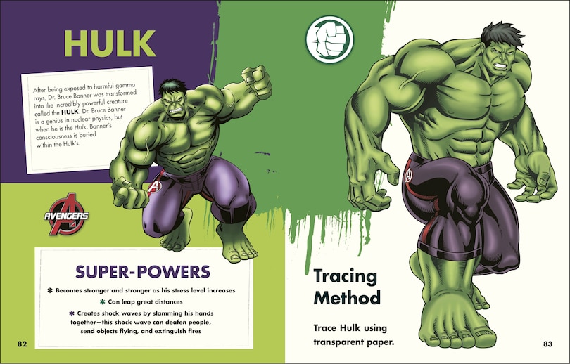Sample content 3_Marvel How to Draw Awesome Characters