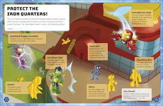 Aperçu du contenu_Marvel Iron Man and his Awesome Friends Ultimate Sticker Book