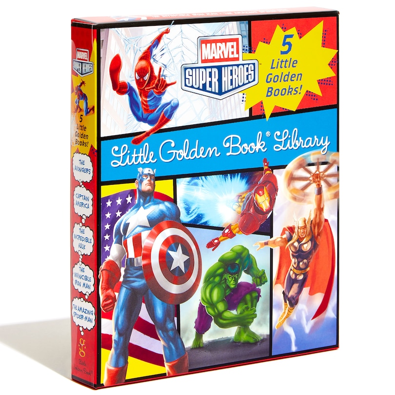 Aperçu du contenu_Marvel Little Golden Book Library (marvel Super Heroes)