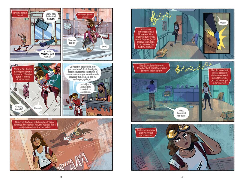 Aper&ccedil;u du contenu 3_Marvel : Spider-Man la bande dessin&eacute;e :  Le Spider-Verse