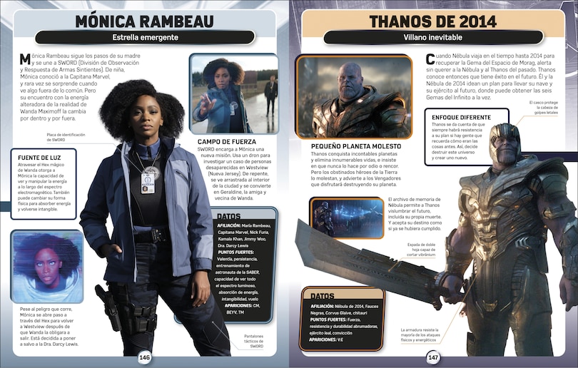 Aperçu du contenu 2_Marvel Studios Enciclopedia de personajes (Character Encyclopedia)