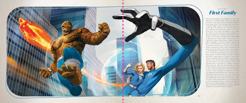 Sample content_MARVEL STUDIOS' THE FANTASTIC FOUR: FIRST STEPS - THE ART OF THE MOVIE SLIPCASE