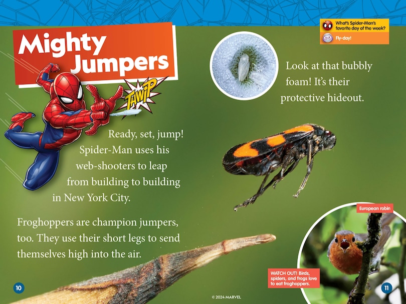 Aperçu du contenu 2_Marvel's Spider-Man Bugs Out! (National Geographic Kids Readers, Level 1)