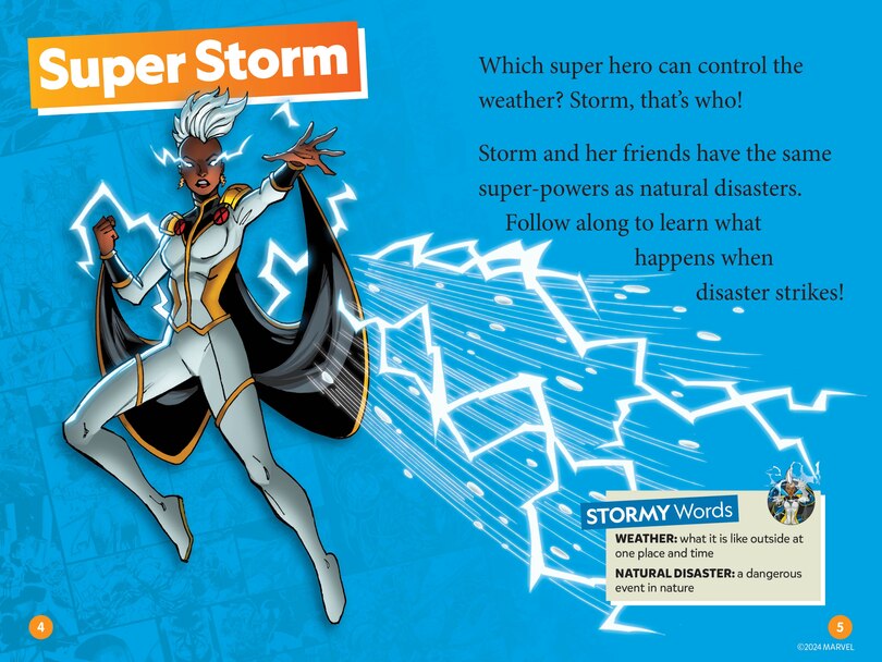 Sample content 2_Marvel's Storm: Disaster Alert! (National Geographic Kids Readers, Level 1)