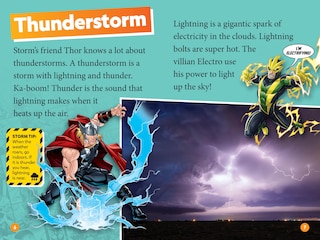 Sample content 2_Marvel's Storm: Disaster Alert! (National Geographic Kids Readers, Level 1)