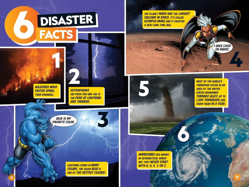 Sample content 4_Marvel's Storm: Disaster Alert! (National Geographic Kids Readers, Level 1)