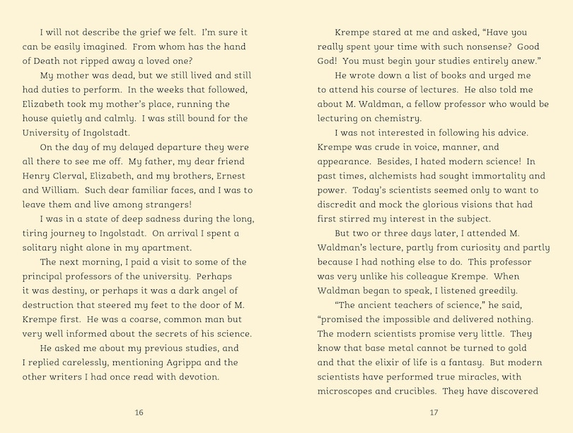 Sample content 2_Mary Shelley's Frankenstein
