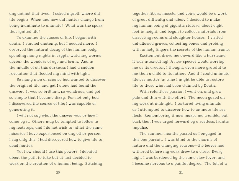 Sample content 4_Mary Shelley's Frankenstein