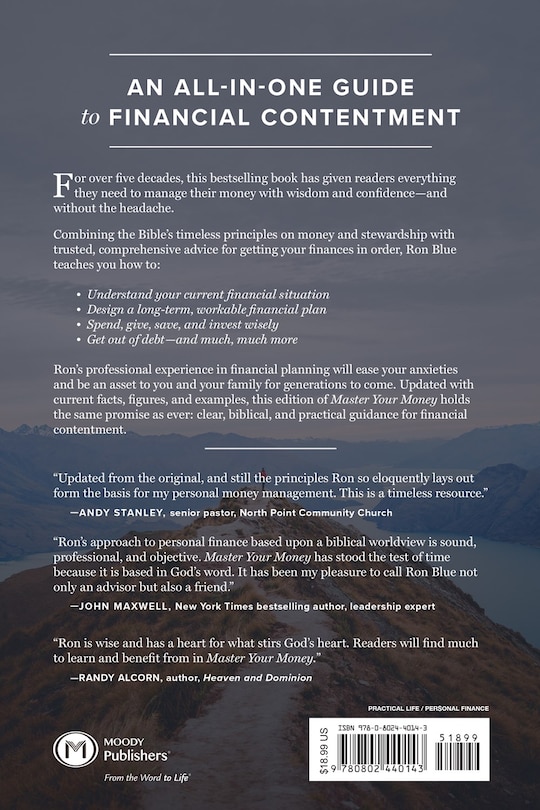 Couverture arri&egrave;re_Master Your Money