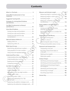 Aperçu du contenu_Math Fundamentals, Grade 2 Teacher Resource