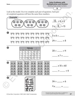 Sample content 4_Math Fundamentals, Grade 3 Teacher Resource