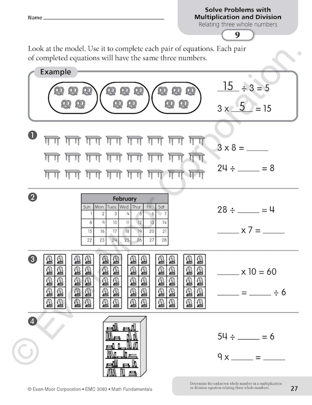 Sample content 4_Math Fundamentals, Grade 3 Teacher Resource