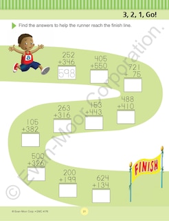Aperçu du contenu_Math Skills, Grade 2 Workbook