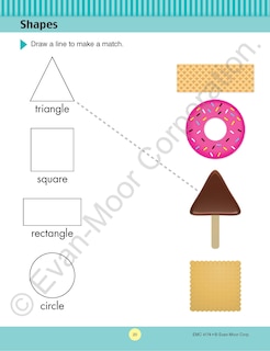 Sample content_Math Skills, Kindergarten Workbook