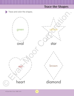 Sample content 3_Math Skills, Kindergarten Workbook
