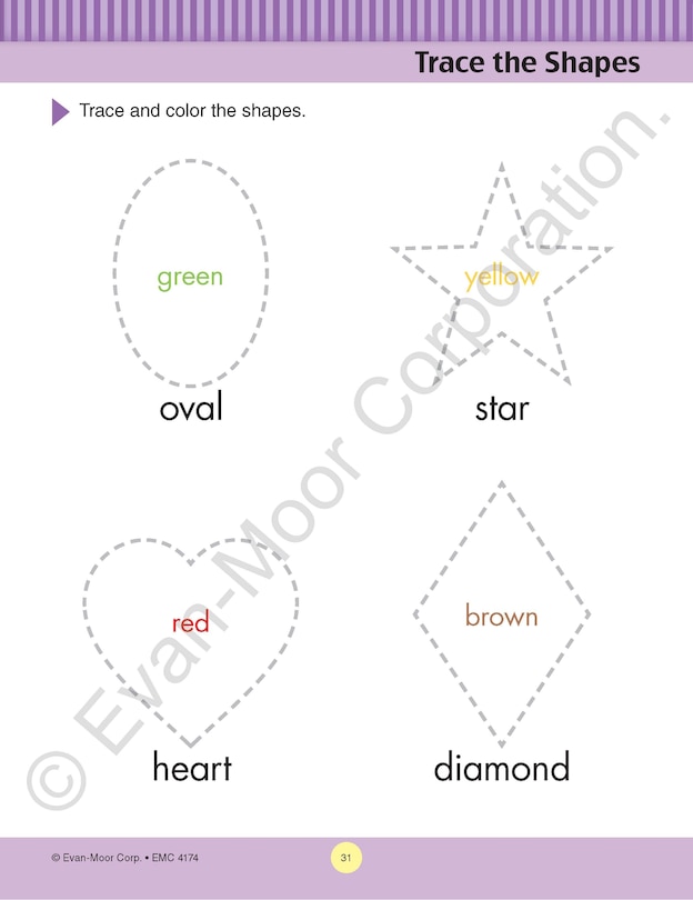 Sample content 3_Math Skills, Kindergarten Workbook