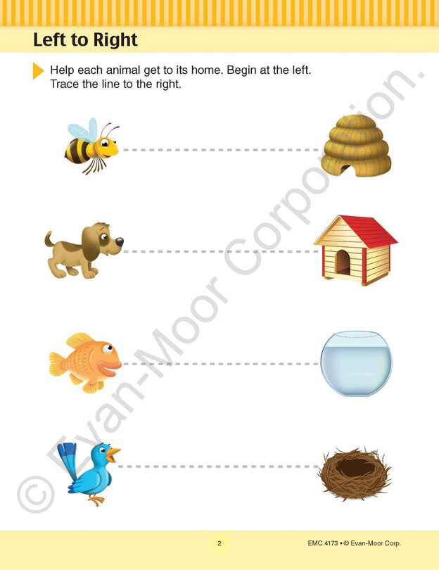 Sample content_Math Skills, Preschool Workbook