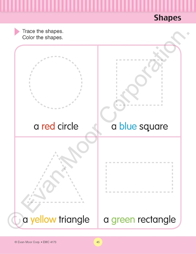 Sample content 5_Math Skills, Preschool Workbook