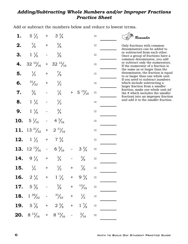Aper&ccedil;u du contenu 2_Math to Build On: Student Practice Guide