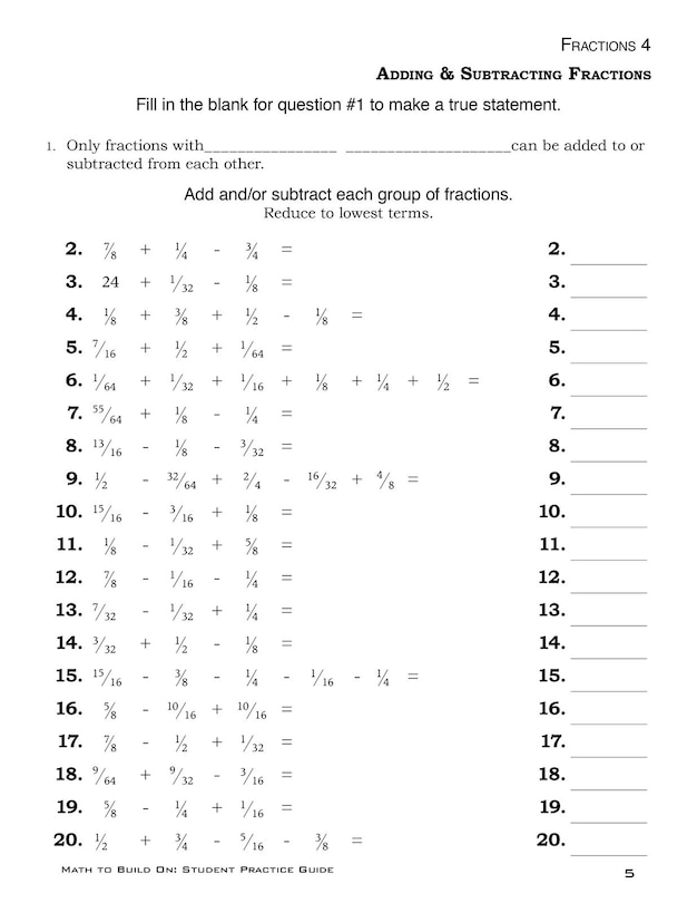 Aper&ccedil;u du contenu 3_Math to Build On: Student Practice Guide
