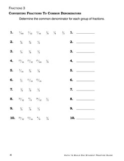Aper&ccedil;u du contenu 4_Math to Build On: Student Practice Guide