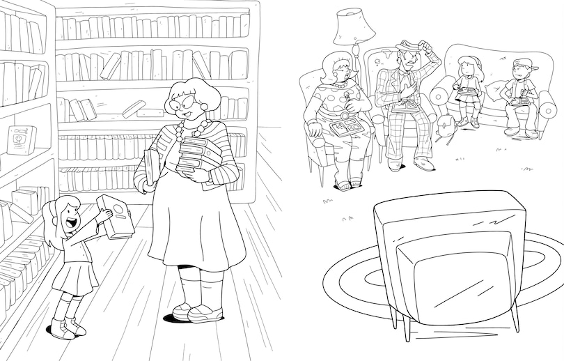 Aper&ccedil;u du contenu 3_Matilda's Outrageous Coloring Adventure