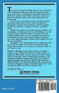 Back cover_Matthew- Teach Yourself the Bible Series