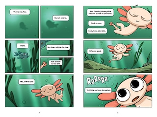 Aperçu du contenu 2_Max, a Little Axolotl #1 (An Original Graphic Novel)