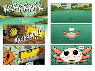 Aperçu du contenu 3_Max, a Little Axolotl #1 (An Original Graphic Novel)