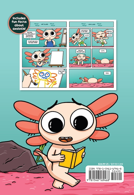 Couverture arrière_Max, a Little Axolotl #1 (An Original Graphic Novel)