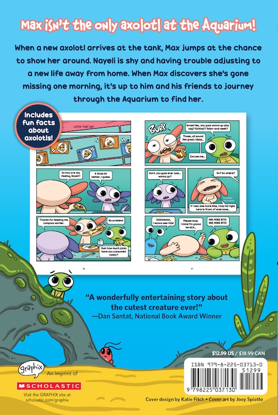 Couverture arri&egrave;re_Max, a Little Axolotl #2: Breaking Out! (An Original Graphic Novel)