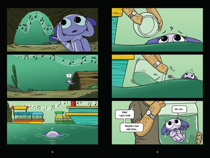 Aper&ccedil;u du contenu 2_Max, a Little Axolotl #2: Breaking Out! (An Original Graphic Novel)